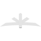 Ekena Millwork Alberta Architectural Grade PVC Gable Bracket, 84"W x 28"H x 2"D x 6"F, 8/12 Pitch GBP084X28X0206ALB00 - alternate 4
